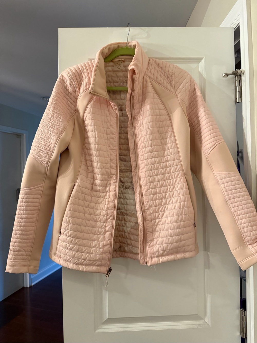 CALIA by Carrie Underwood Blush Quilted Softshell Puffer Jacket